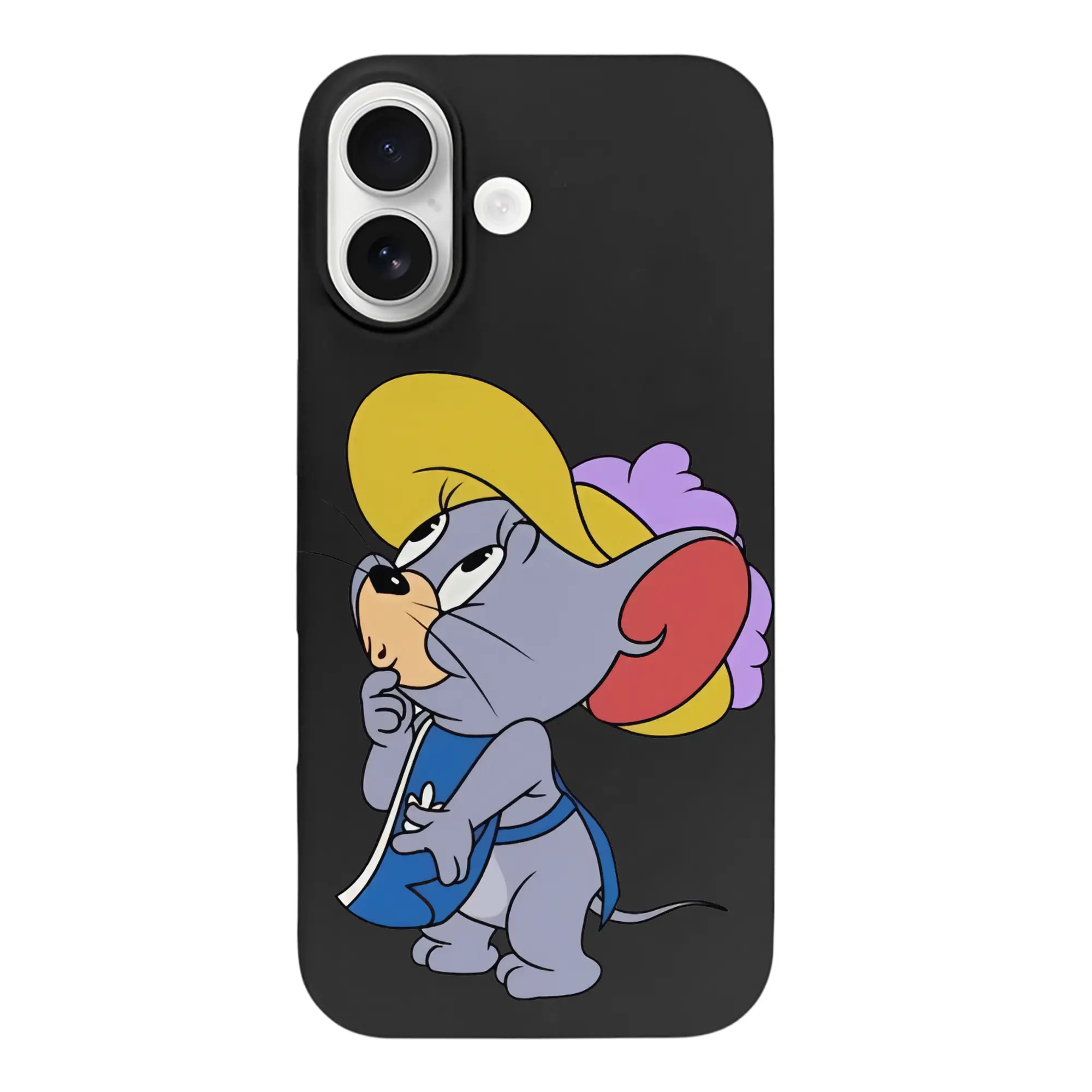 トムとジェリー グッズ タフィー - iPhone 17 シリーズ シリコンケース 薄型 耐衝撃 指紋防止 ソフトタッチカバー 精密フィット 傷防止 保護ケース iPhone 17/17 Air/17 Pro/17 Pro Max 対応